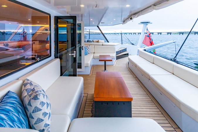 MOONWAVE, 2012 Gunboat 60: Aft Deck 2