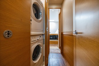 Farther & Sun 45 Washer/Dryer in Companionway Closet
