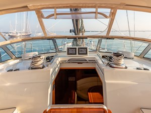 Companionway with Dodgers