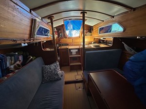 GRACE 18 Salon looking towards Companionway