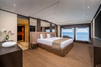 E Series 125 Hargrave Superyachts 15 Owner's cabin on Deck act