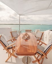 Boat deck dining 