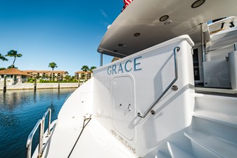 GRACE 49 Swim Platform-Crew Entrance  