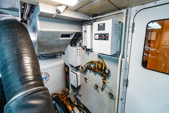 GRACE 70 Aft of Stbd Engine  