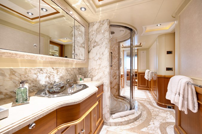 Master Ensuite with His and Her Sinks and Private WCs