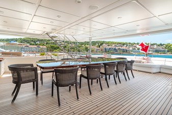 EMOTION 2 44 Bridge Deck Aft - Under Cover Dining for 12 Guests