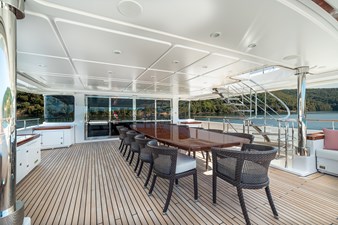 EMOTION 2 45 Bridge Deck Aft - Under Cover Dining for 12 Guests