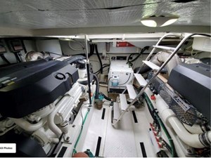 UNNAMED 55 DEFY GRAVITY, 2018 Sabre 48 Flybridge Sedan, Engine Room Looking Aft