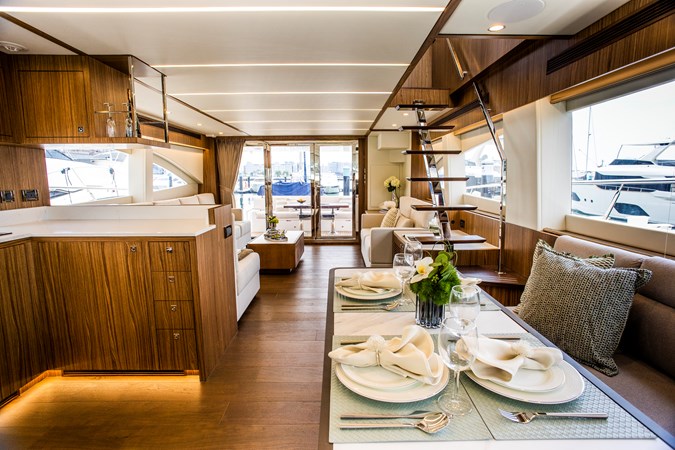 Dining area looking aft