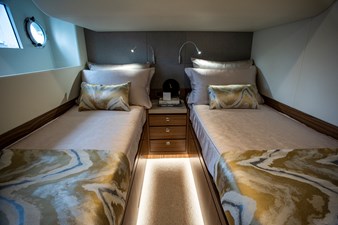 70' Johnson Skylounge 2026 14 Starboard guest cabin