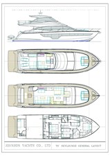 70' Johnson Skylounge 2026 35 General arrangement