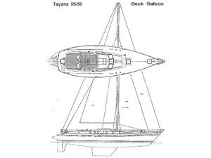 MAJESTIC 76 Deck layout and sailplan