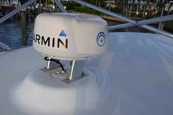 OSPREY 24 Garmin radar dome on hardtop