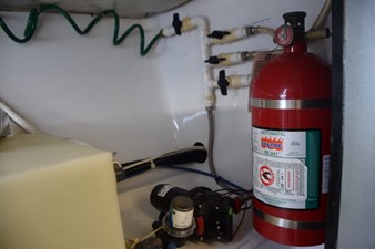 OSPREY 47 Engine room fire suppression system and fresh water pump