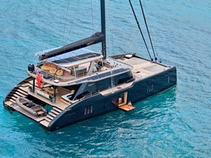 The Idler 0 Sunreef 80 ECO, The Idler - private balcony door 