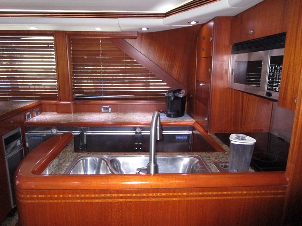 Galley to port forward