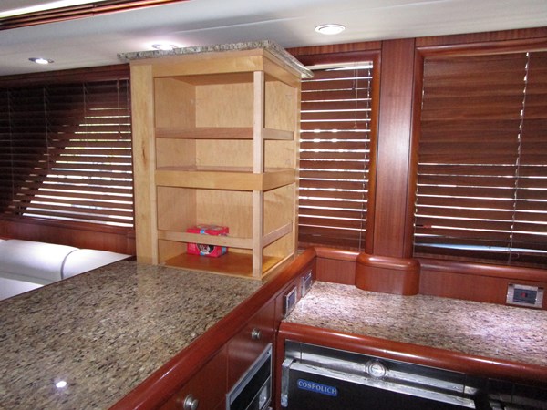 Hidden galley storage