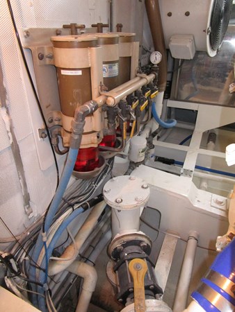 Starboard engine chest