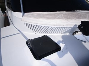 ELSKA 36 Engine room air intake on foredeck