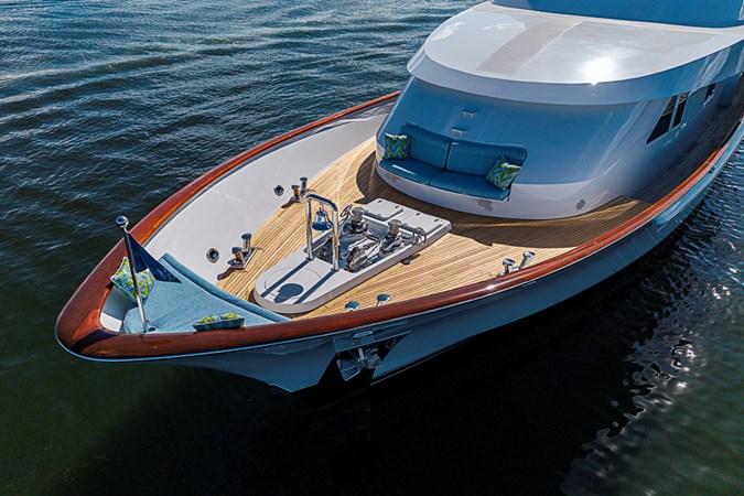 M/Y Probability - 122' Delta Yacht Bow