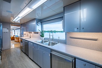 Probability 56 M/Y Probability - 122' Delta Yacht Galley