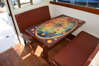 EAGLES NEST  8 Dinette to portside salon