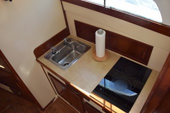 EAGLES NEST  16 Galley with new glass stovetop