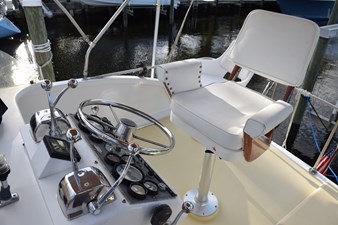 EAGLES NEST  43 Ladderback helm chair can be used at flybridge helm