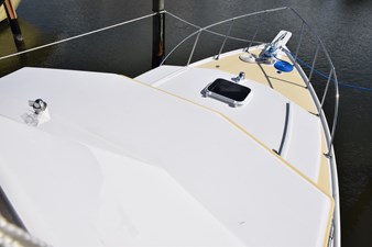 EAGLES NEST  49 Bow view from Flybridge