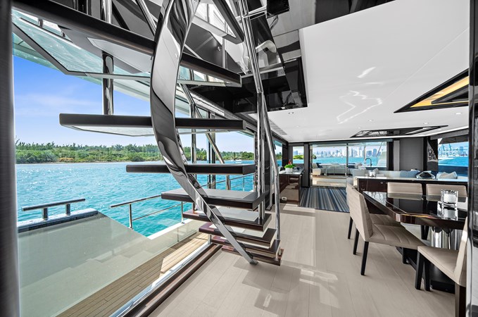 Stairs to Skylounge/Helm