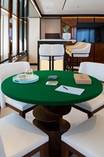 Solemates 34 Bridge deck salon table converted for games