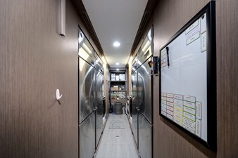 Dreams 54 Lower Companionway/Walk-In Storage Area