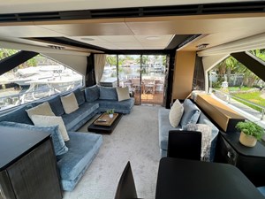 FANTASTIC 4 MAIN DECK SALON - FANTASTIC 77’ (23.47m) Azimut Motoryacht, 2019 