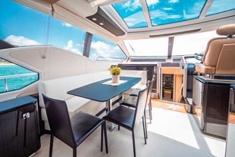 FANTASTIC 7 MAIN DECK DINING AREA - FANTASTIC 77'