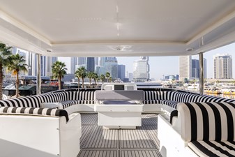 AL SULTAN 19 Flybridge seating area