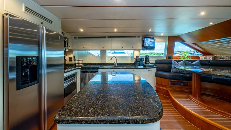 Galley looking to port 