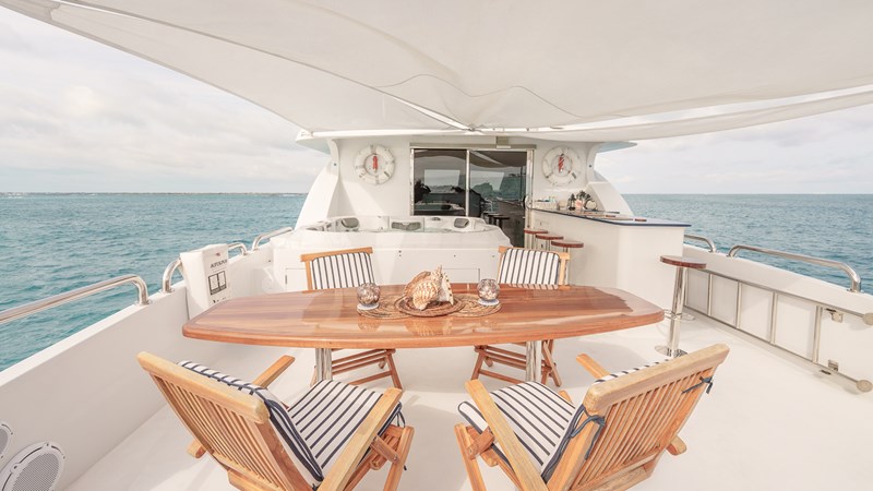 Boat deck looking fwd 