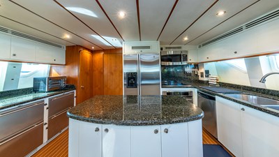 B HAPPY 12  Galley looking aft 