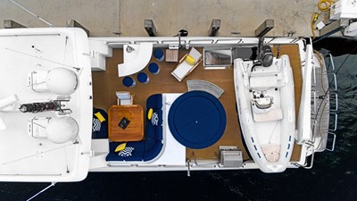 OSSUM DREAM 69 Boat Deck from Above  