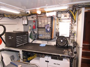 MY ALIBI  53 Engine Room Forward 