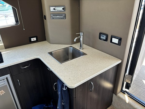 Galley: Single Stainless Steel Sink