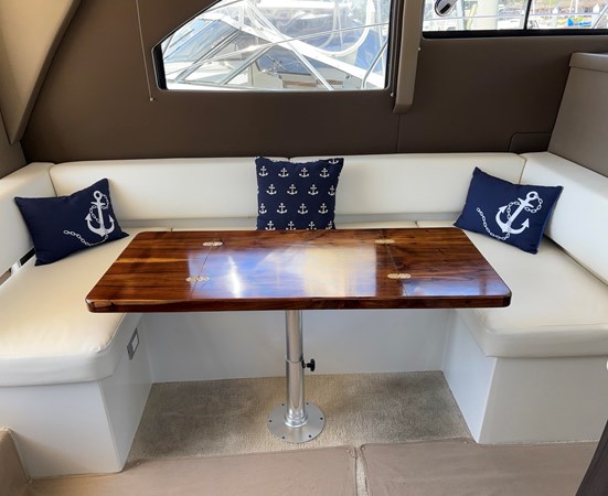 New dining upholstery and Custom Table