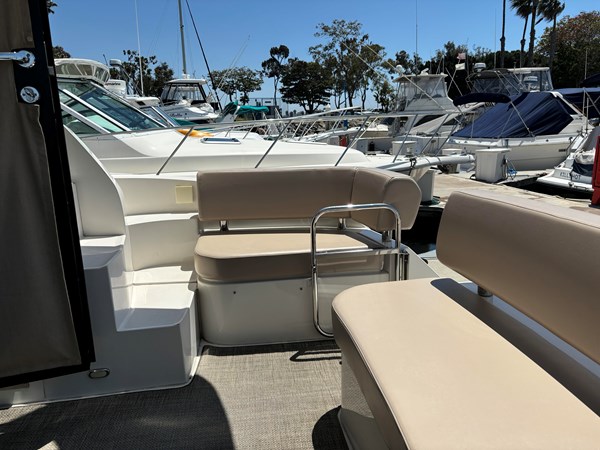 Cockpit:  SS Transom Door
