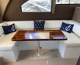 New dining upholstery and Custom Table