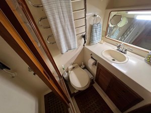 1990 Kha Shing Spindrift Cockpit OUR BLUE HEAVEN 44 