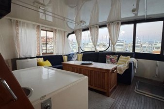 1990 Kha Shing Spindrift Cockpit OUR BLUE HEAVEN 52 