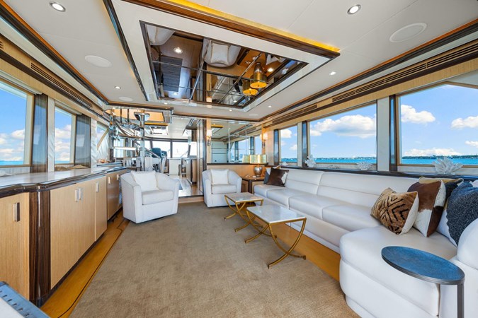 2010 Ocean Alexander 83 Motor Yacht 'Relentless' Salon