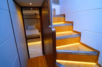 Majesty 62 13 Lower deck staircase