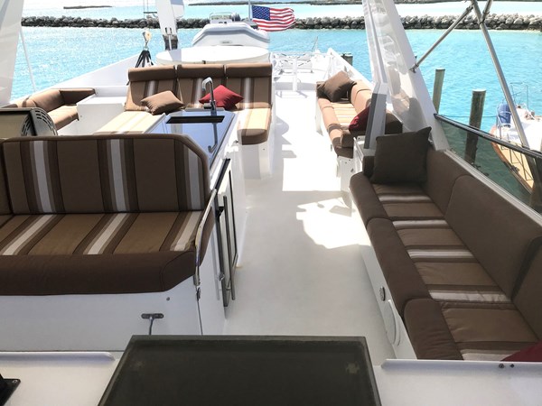 Flybridge Looking Aft