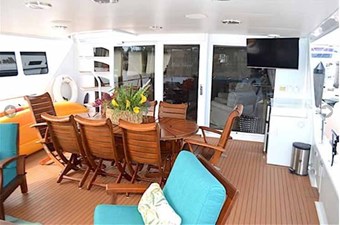 MON SHERI 56 Aft Deck Seating